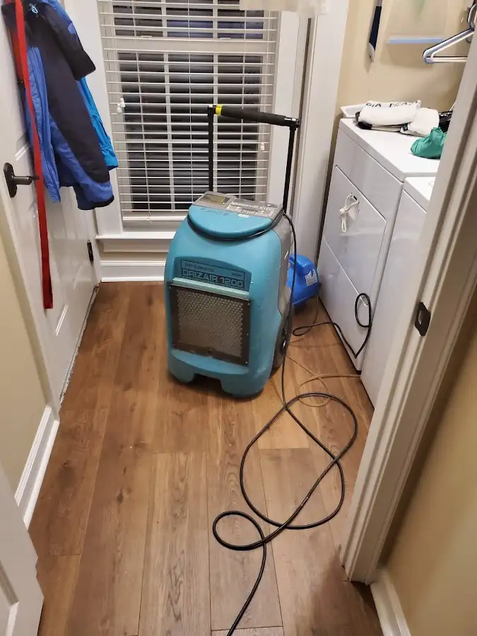 Commercial dehumidifier deployed for Flood Damage Cleanup in Halawa