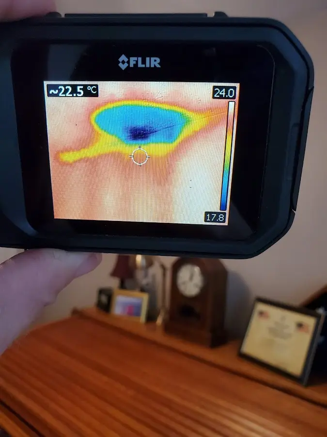 Thermal imaging inspection for water damage in Halawa