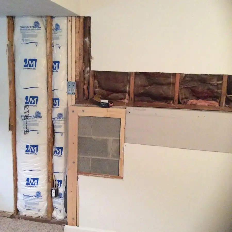Wall insulation replacement during Contents Cleaning & Restoration in Halawa